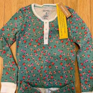 NWT ROLLER RABBIT GIRLS SIZE 6 PAJAMAS FLORAL